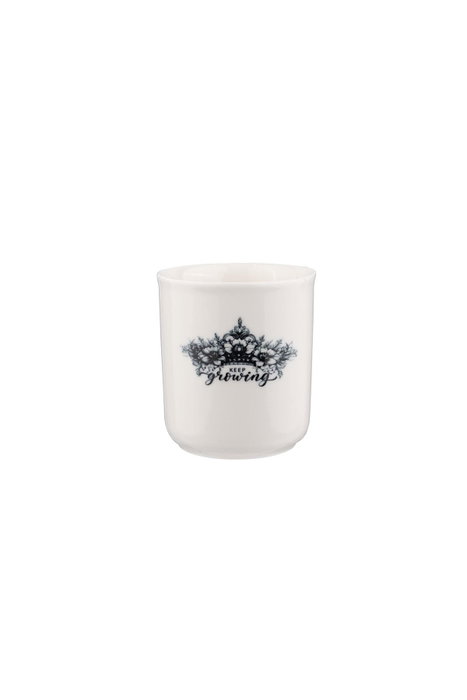 Hermia Juego de Cena de Porcelana de 4 Piezas Blanco